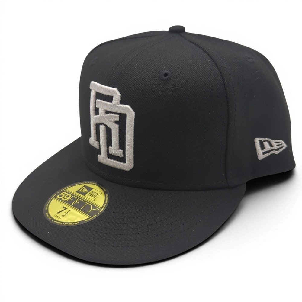 New Era 59FIFTY Dominican Republic WBC Fitted Hat Black White 7 1/2 5950 Cap